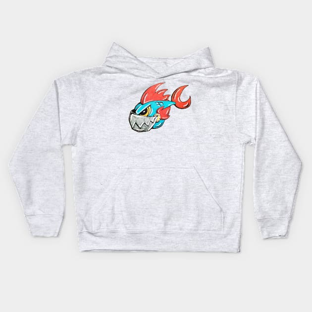 Pirahna Kids Hoodie by ThePieLord